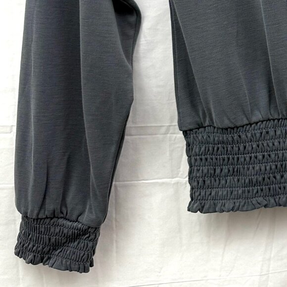 Lucky Brand Sandwash Long Sleeve Tee Women XL Gray - Picture 3 of 10